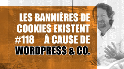 Les bannières de cookies sont destinées à WordPress&Co.