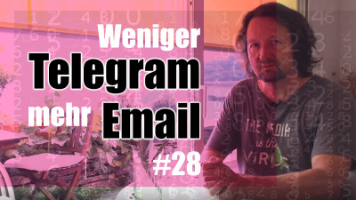 Weniger Telegram, mehr Email