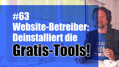 Website-Betreiber: Deinstalliert die Gratis-Tools!